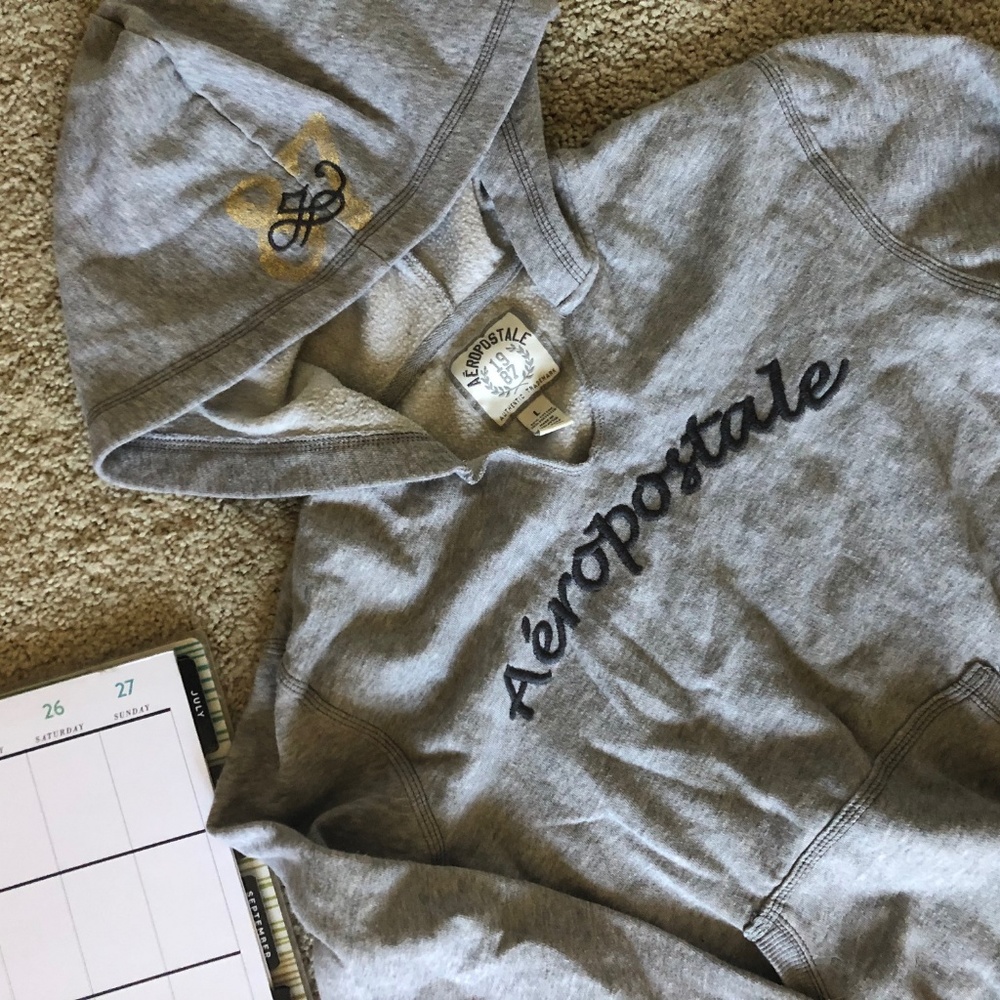 Gray Aeropostale Hoodie